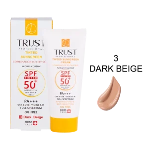 کرم ضد آفتاب رنگی و کنترل چربی بژ تیره (پوست مختلط تا چرب) 2024 1 ضد آفتاب رنگی و کنترل چربی بژ تیره پوست مختلط تا چرب