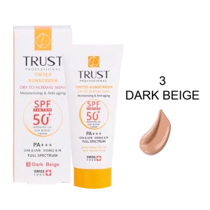 کرم ضد آفتاب رنگی و ضد پیری بژ تیره (پوست خشک تا نرمال) 2024 1 ضد آفتاب رنگی و ضد پیری بژ تیره پوست خشک تا نرمال