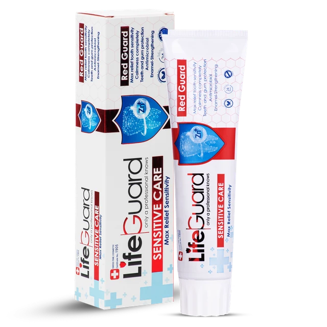 خمیردندان حساس Red Guard لایف گارد (120g)