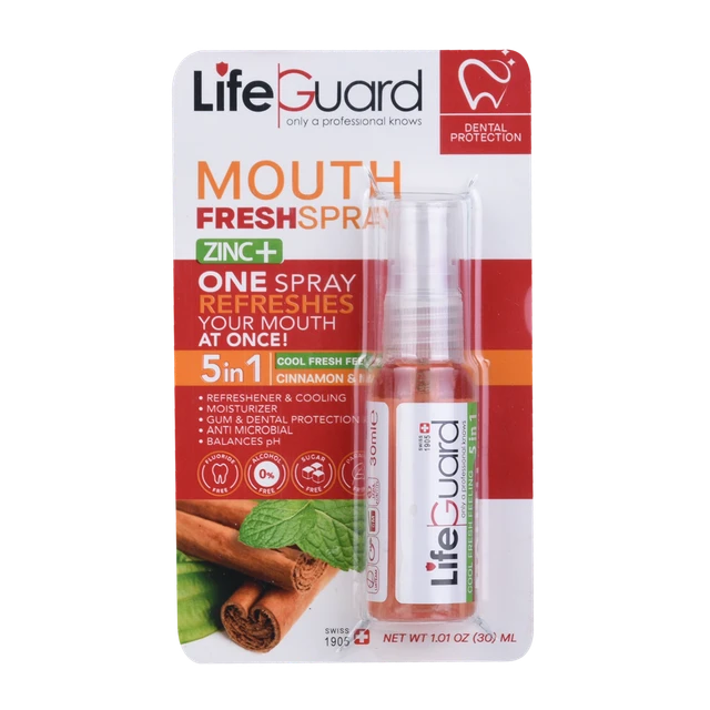 خوشبو کننده دهان لایف گارد (طعم دارچین و نعناع)