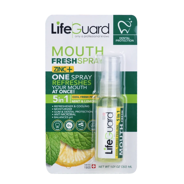 خوشبو کننده دهان لایف گارد (طعم نعناع و لیمو)