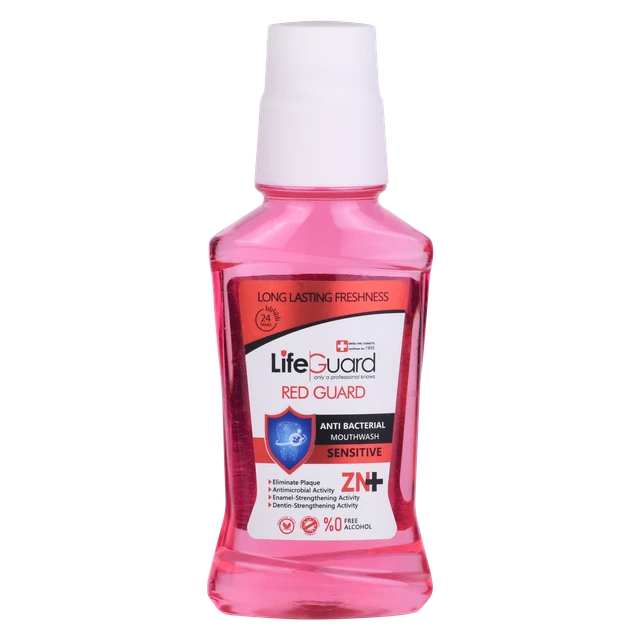 دهانشویه بزرگسال حساس Red Guard لایف گارد