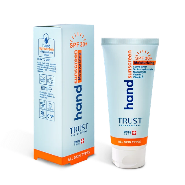 کرم تخصصی دست ضدآفتاب و آبرسان +SPF30 بی‌رنگ
