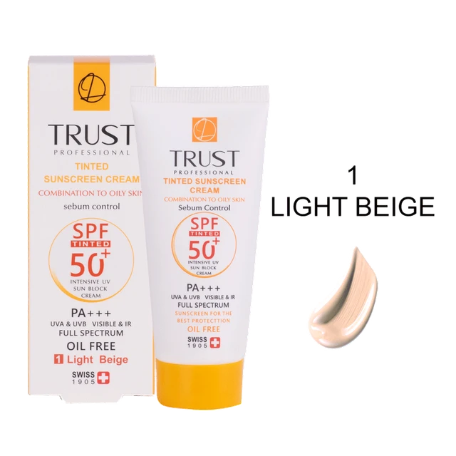 کرم ضد آفتاب رنگی و کنترل چربی بژ روشن (پوست مختلط تا چرب)